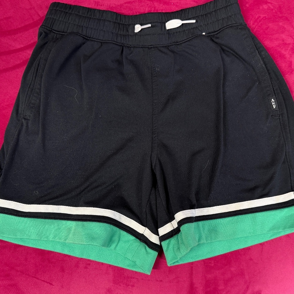Abercrombie Kids Navy and Green Shorts (Size 9/10)